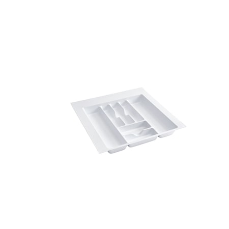 Rev-A-Shelf Drawer Insert, Polystyrene, White, 21.88 in W, 2.38 in H, 21.25 in D, 21.25 in L, White CT-4W-52